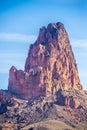 El Capitan Peak north of Kayenta Arizona in Monument Valley Royalty Free Stock Photo