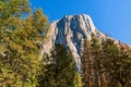 El Capitan rock in Yosemite National Park, California, USA Royalty Free Stock Photo