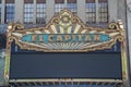 El Capitan Theatre Marquee Detail Royalty Free Stock Photo