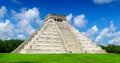 El Castillo The Kukulkan Temple of Chichen Itza, mayan pyramid in Yucatan, Mexico No People Royalty Free Stock Photo