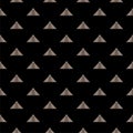 El Castillo Mayan pyramid seamless pattern isolated on black background Royalty Free Stock Photo