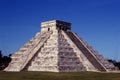 El Castillo in Chichen Itza, Quintana Roo, Mexico. Mayan ruins near Cancun considered one of the seven Royalty Free Stock Photo