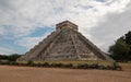 El Castillo Temple Kukulcan Pyramid at Mexico's Chichen Itza Mayan ruins