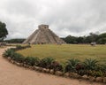 El Castillo Temple Kukulcan Pyramid at Mexico's Chichen Itza Mayan ruins