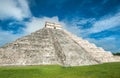 El Castillo or Temple of Kukulkan pyramid, Chichen Itza, Mexico Royalty Free Stock Photo