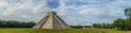 El Castillo or Temple of Kukulkan pyramid, Chichen Itza, Yucatan, Mexico Royalty Free Stock Photo