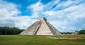 El Castillo or Temple of Kukulkan pyramid, Chichen Itza, Yucatan, Mexico Royalty Free Stock Photo