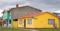 El Chalten typical patagonia house of small mountain village