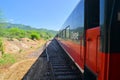 El Chepe train in the Copper Canyon, Mexico Royalty Free Stock Photo