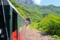 El Chepe train in the Copper Canyon, Mexico Royalty Free Stock Photo