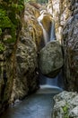 waterfall river almaden de la plata in seville