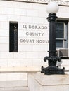 El Dorado County, California courthouse Royalty Free Stock Photo