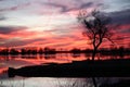 El Dorado Lake at sunset