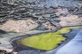 El Golfo - the green lake in Lanzarote