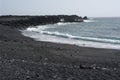 El golfo sea shore, lanzarote, canaria islands Royalty Free Stock Photo