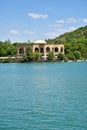 El Goli or Shah Goli historical park and lake in Tabriz , Iran