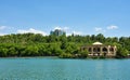 El Goli or Shah Goli historical park and lake in Tabriz , Iran