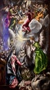 El Greco, The Annunciation, 1596-1600 Royalty Free Stock Photo