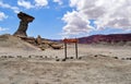 El Hongo. Ischigualasto Provincial Park. Argentina Royalty Free Stock Photo