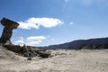 El Hongo - Parque Provincial Ischigualasto moon valley jurasic park argentina Royalty Free Stock Photo