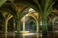 EL JADIDA, MOROCCO - JUNE 13, 2017: Cistern (underground watertank) in the Portuguese fortress of El Jadida