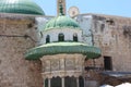 The el Jazzar Mosque et akko which was inaugurated in 1781 AD is The largest in the country outside Jerusalem among the mosques bu Royalty Free Stock Photo