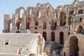 Roman Amphitheatre of El Jem, formerly Thysdrus, Tunisia Royalty Free Stock Photo