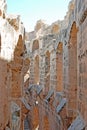 Roman Amphitheatre, El Jem, formerly Thysdrus, Mahdia Governorate, Tunisia Royalty Free Stock Photo