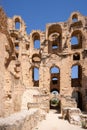 El Jem Coliseum - The largest Roman amphitheater in Africa- Tunisia Royalty Free Stock Photo