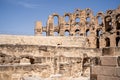 El Jem Coliseum - The largest Roman amphitheater in Africa- Tunisia Royalty Free Stock Photo