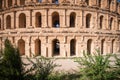 El Jem Coliseum - The largest Roman amphitheater in Africa- Tunisia Royalty Free Stock Photo