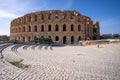 El Jem Coliseum - The largest Roman amphitheater in Africa- Tunisia Royalty Free Stock Photo