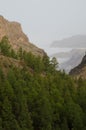 El Juncal ravine and southwest cliffs