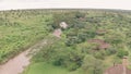 El Karama Eco Lodge, Laikipia, Kenya. Aerial drone