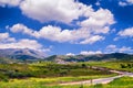 El Qiniyye and Mount Hermon the north of Israel Royalty Free Stock Photo