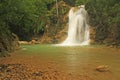 El Limon waterfall, Dominican Republic Royalty Free Stock Photo