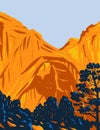 The El Malpais National Monument Located in Western New Mexico WPA Poster Art