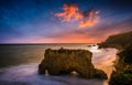 Sunset El Matador. Royalty Free Stock Photo