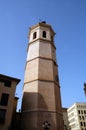 El mayor tower, architectural symbol of castellon Royalty Free Stock Photo