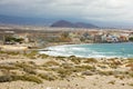 El Medano surfing beach in south Tenerife, Canary Islands, Spain Royalty Free Stock Photo