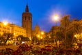 El Micalet and Cathedral. Valencia, Spain Royalty Free Stock Photo