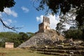 El mirador, ruins of ancient maya space observatory at Labna, Yucatan, Mexico Royalty Free Stock Photo