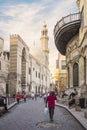 El Moez Street in Old Cairo in Cairo