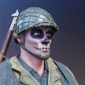 El muerto soldier portrait