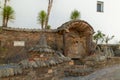 El Nabo fountain in SanlÃºcar de Guadiana, Spain. Royalty Free Stock Photo