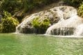 El Nicho waterfall, in Scambray mountains. Cuba Royalty Free Stock Photo