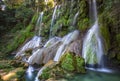 El Nicho Waterfalls in Cuba. Royalty Free Stock Photo