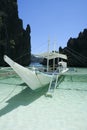 El nido banka boat palawan philippines Royalty Free Stock Photo