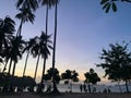 El Nido sunset Philippines Royalty Free Stock Photo