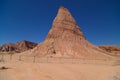 The El Obelisco rock formation in Quebrada De Las Conchas, Argentina Royalty Free Stock Photo